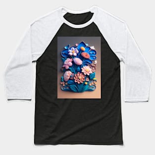 Flowers Baseball T-Shirt